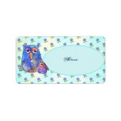 Blaue Eule Etiket (Voorkant)