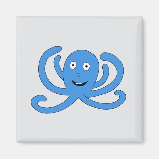 Blaue Krake Magneet (Voorkant)