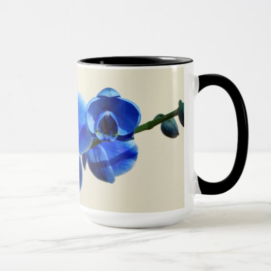 Blaue Orchideen Mok (Rechts)