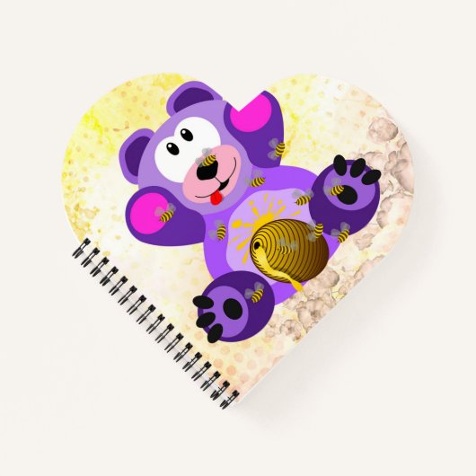 Blauer Honig Bär Notitieboek (Voorkant)