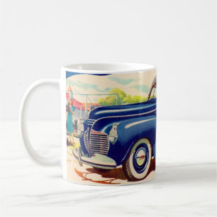 Blauw 1941 Plymouth Koffiemok