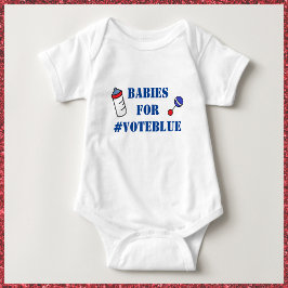 BLAUW 1-stuks Baby Bodysuit baby's