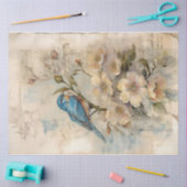 Blauw 3 tissuepapier (Craft)