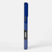 Blauw 3 toon Gepersonaliseerde Mobiele Telefoon Ca iPhone Hoesje (Rechterkant)