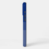 Blauw 3 toon Gepersonaliseerde Mobiele Telefoon Ca iPhone Hoesje (Linkerkant)