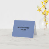 Blauw 65e verjaardagskaart Medicare Kaart (Gele Bloem)