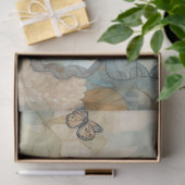 Blauw 7 tissuepapier (Geschenk)