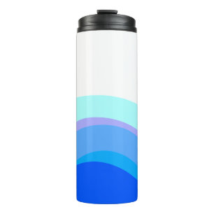 Blauw Abstract 1112 Thermosbeker