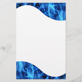 Blauw Abstract Briefpapier