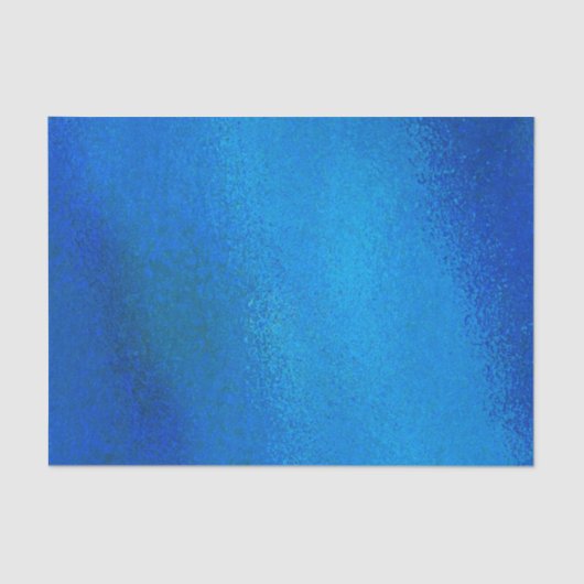 Blauw Abstract Custom 10lb Tissue Paper, Wit Tissuepapier (Voorkant)