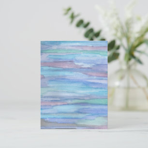Blauw Abstract: Januari Morning Briefkaart