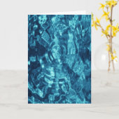 Blauw Abstract Kaart (Gele Bloem)