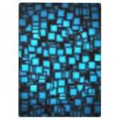 Blauw Abstract/Klembord Klembord (Achterkant)