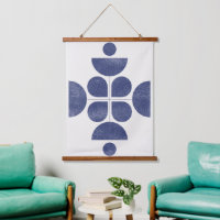 Blauw abstract middeleeuws patroon