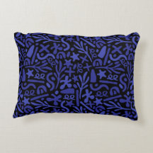 blauw abstract naadloos patroon