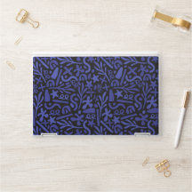 blauw abstract naadloos patroon