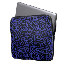 blauw abstract naadloos patroon