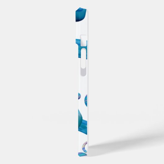 Blauw Abstract Ontwerpen Mobiele Liefhebbers Case-Mate iPhone Case (Achterkant / Links)