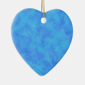 Blauw Abstract patroon Keramisch Ornament (Rechts)