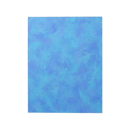 Blauw Abstract patroon Notitieblok (Gedraaid)