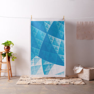 Blauw abstract patroon stof