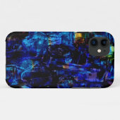Blauw abstract schilderij 2 Case-Mate iPhone case (Achterkant (horizontaal))