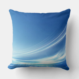  blauw Abstract Sierkussen