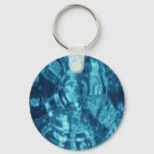 Blauw Abstract Sleutelhanger (Voorkant)