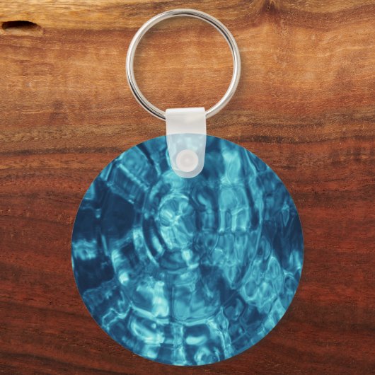 Blauw Abstract Sleutelhanger (Voorkant)