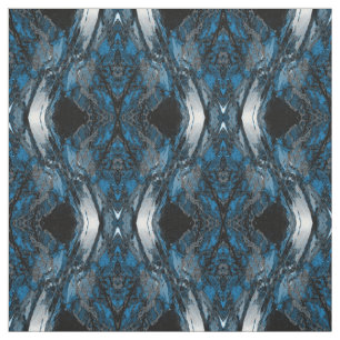 Blauw Abstract Stof
