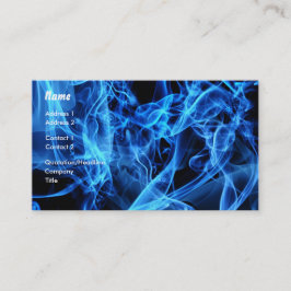Blauw Abstract Visitekaartje