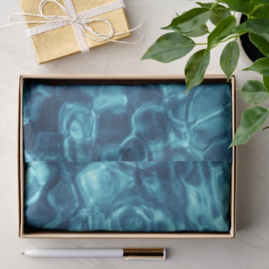 Blauw Abstract weefselpapier Tissuepapier (Geschenk)