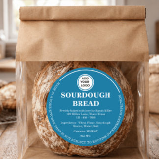 Blauw Add Logo Cottage Law Sourdough Brood Label