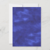 Blauw Afstuderen | Advies van Paint Splatter Afstu Kaart (Achterkant)