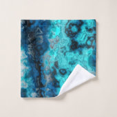 Blauw Agate Bad Handdoek (Wasdoekje)
