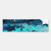 Blauw Agate Bumpersticker (Voorkant)