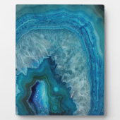 Blauw Agate Fotoplaat (Voorkant)