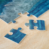 Blauw Agate Legpuzzel (Zijkant)