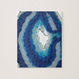 Blauw Agate Legpuzzel