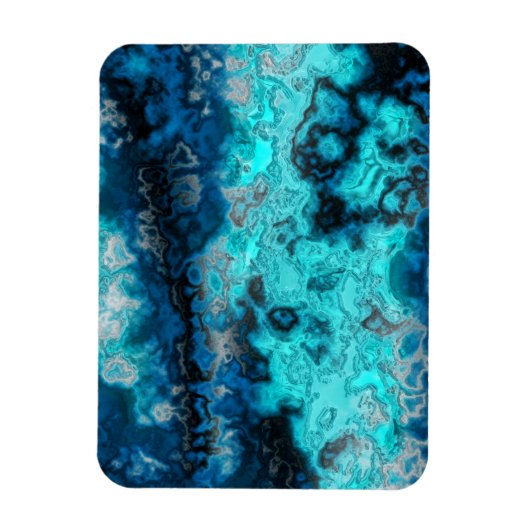 Blauw Agate Magneet (Verticaal)
