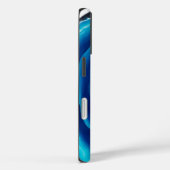 Blauw Agate Slice | ABSTRACT Case-Mate iPhone Case (Achterkant / Rechts)