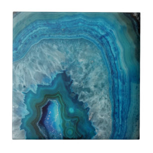 Blauw Agate Tegeltje