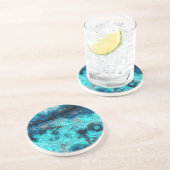 Blauw Agate Zandsteen Onderzetter (Zijkant)