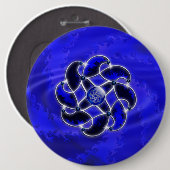 Blauw als de Button van het Zee (Voorkant /achterkant)