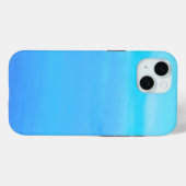 Blauw als de Sky Abstracte Kunst Case-Mate iPhone Case (Achterkant (horizontaal))