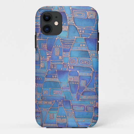 Blauw als Klee Case-Mate iPhone Case (Achterkant)