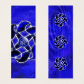 Blauw als Zee Bladwijzer Mini Visitekaartjes (Voorkant /achterkant)