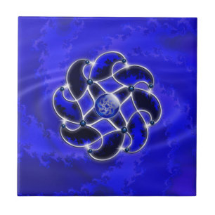 Blauw als Zee decoratieve tegel Tegeltje