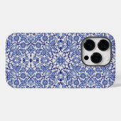 Blauw Andalusiaans Marokkaans bloesem Case-Mate iPhone Case (Achterkant (horizontaal))