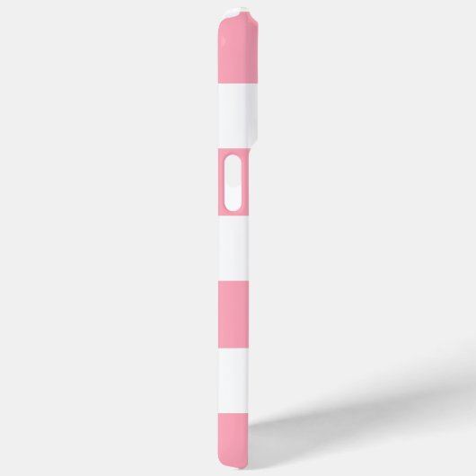 Blauw anker op roze strips patroon Case-Mate iPhone case (Achterkant / Rechts)